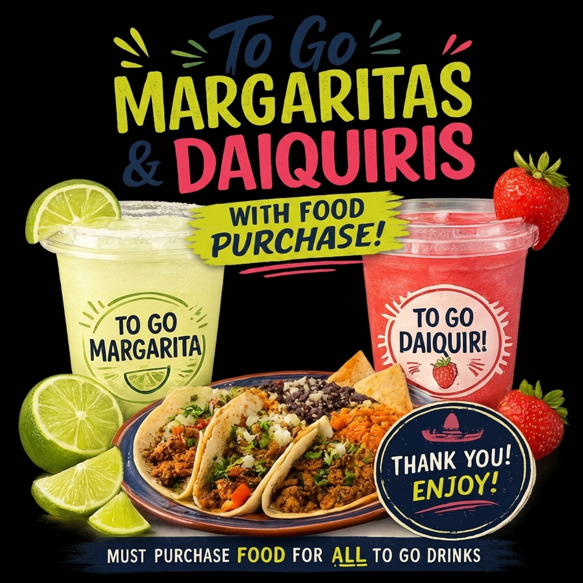 To Go Margaritas & Daiquiris