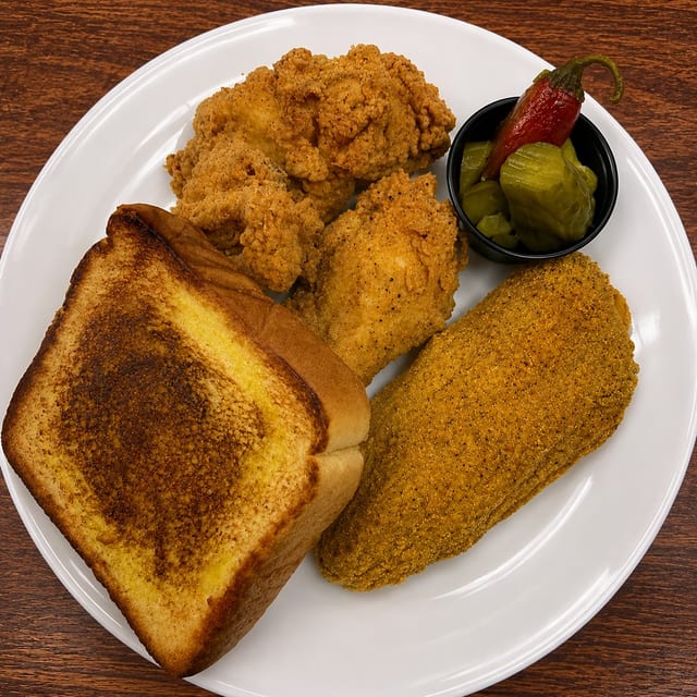 Fried Chicken Dinner.