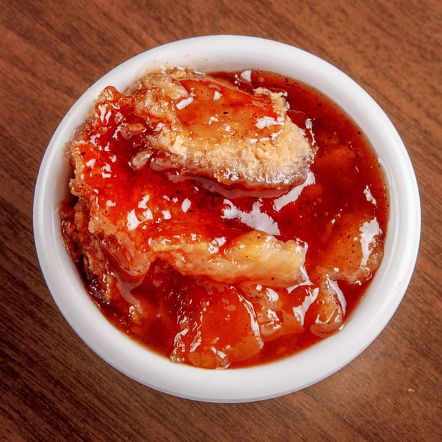 Peach Cobbler.